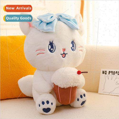 Nerdy ice cream cat plush toys pillow couple cat doll doll c
