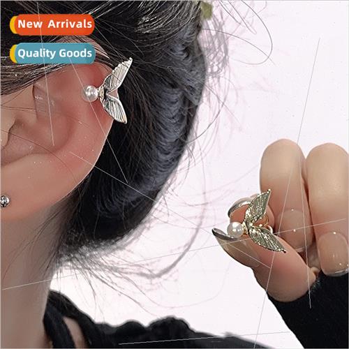 Fishtail Pearl fishtail ear clips whout ear holes female nic