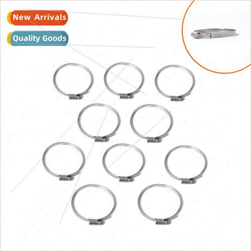 Set Combo 10pcs Stainless Steel Throat Hoop 70-90MM