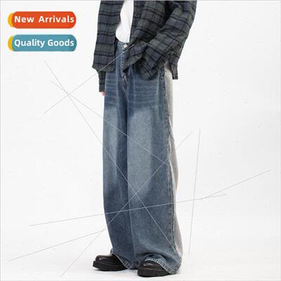 Men Women wide tube pants men women Ba flavor Baggy silhouet