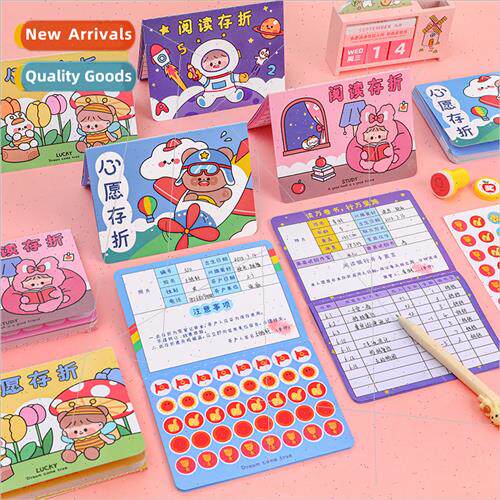 Cartoon Wish Passbook Children Reward Points Card Children R