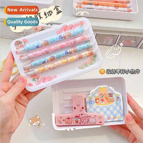 mple whe stackable pen box creative DIY stationery organizer