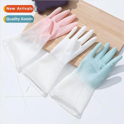 Translucent Whe Gradient WaterproLatex Gloves Laundry Chore