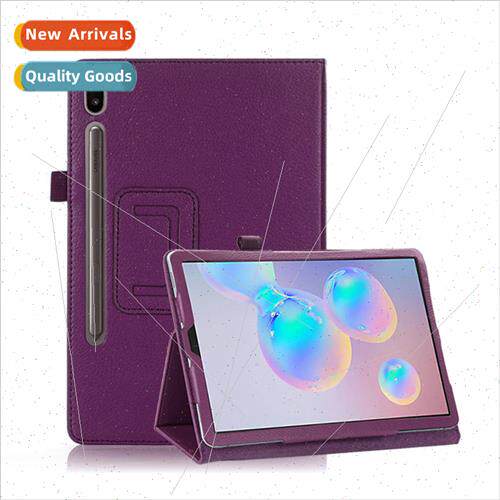 适用Samsung S9Ultra Tablet Case S9u Lychee Pattern Stent Bi-
