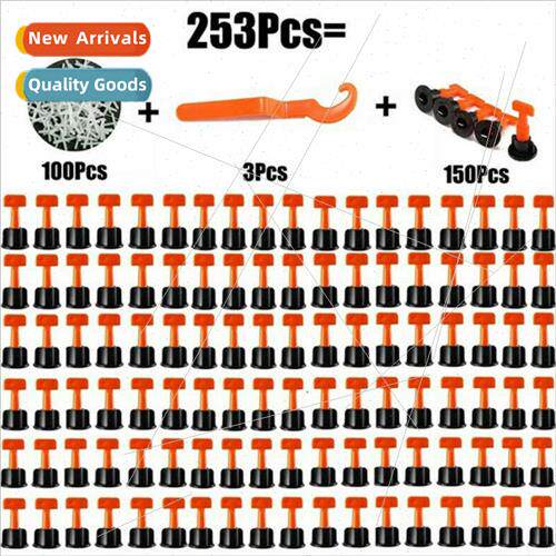 253pcs bag tile leveling leveler T-adjuster cross paving sti