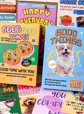 Beautiful Things Boxed cards Food Animals Cute Message Notec