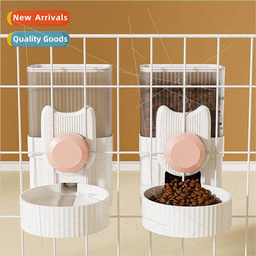 New pet hanging cage automatic feeder dog water dispenser ha