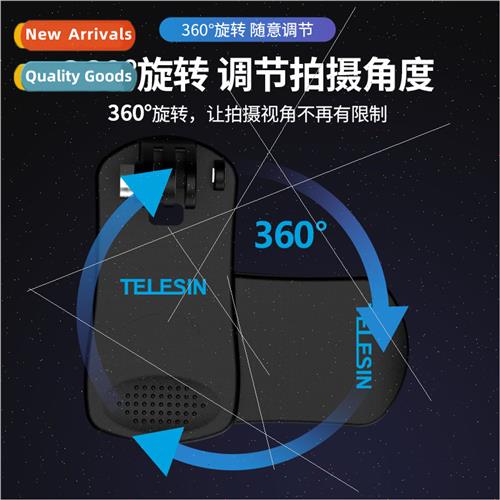 gopro12 backpack clip multifunctional cap clip 360 degree ro