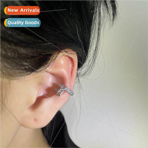 Super flash full diamonds nail ear clip Europe cool handsome