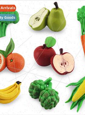 Simulation fruit vegetable model set适用Apple orange banana