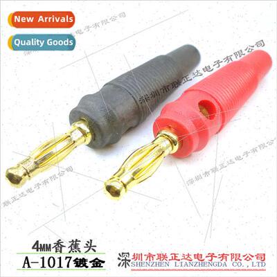 Gold plated banana plug 4mm banana plug male  soldering bana