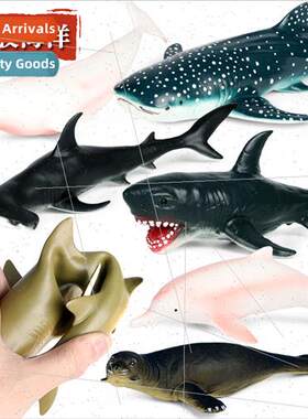 Model children soft rubber killer whale great whe shark belu