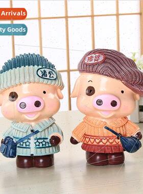 Home s Super Cute Kissing Pig Savings Jar Kids Creative s Ki