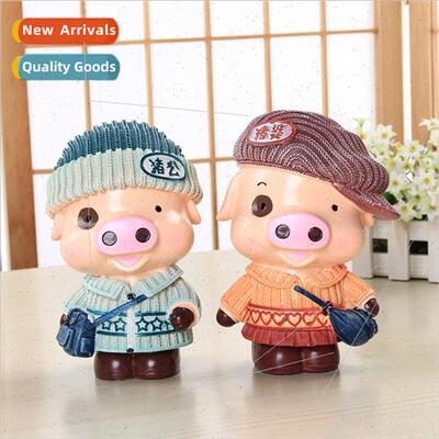 Home s Super Cute Kissing Pig Savings Jar Kids Creative s Ki