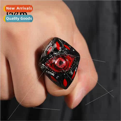 parasic ring vintage fashion oil drip hip hop ring niche ins