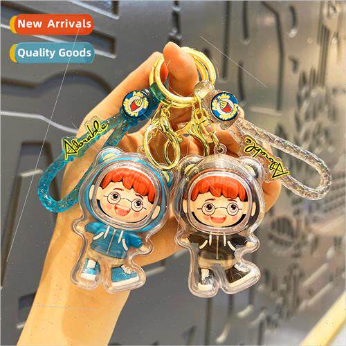 Dopamine boy cartoon bag charm key chain small doll couple k