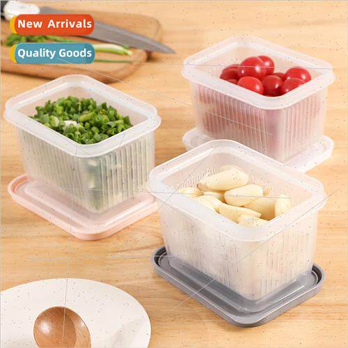 Onion Ginger Garlic Vegetable Fridge Organizer Scallion Kche
