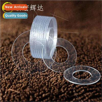 Transparent flat gasket ring PVC hard plastic gasket shockpr