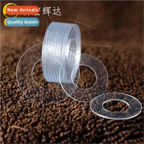 Transparent flat gasket ring PVC hard plastic gasket shockpr