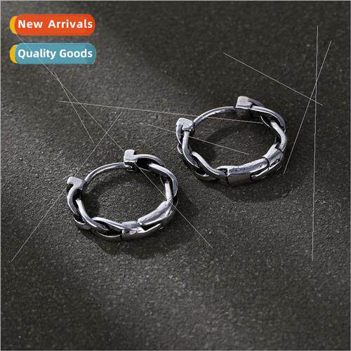 Europe ear buckle ear knot retro tanium steel men do old ear