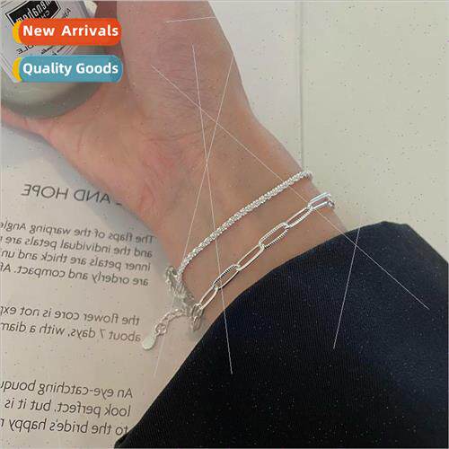 Korea simple sparkling bracelet full stars ins niche cold wi