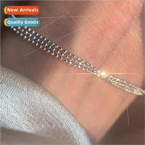 Glter three-layer bracelet INS Korea  simple multi-layer rou