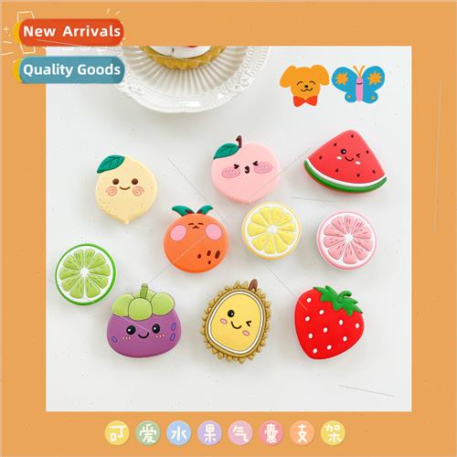 Cartoon summer fru cell phone finger ring air cushion retrac