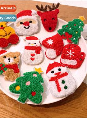 Christmas hairpin female side clip cute cartoon wool bb clip