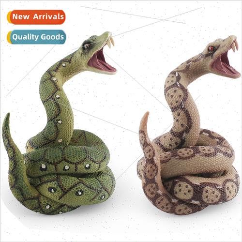 Jungle Reptile Python Model Boa Tinker Decoration Static Orn
