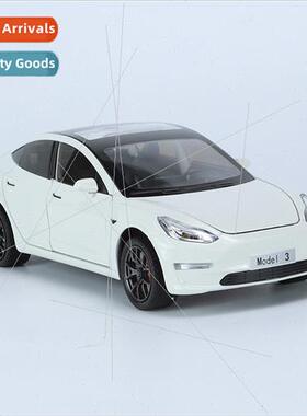 1/24 car model3 simulation alloy sound light boomerang steer