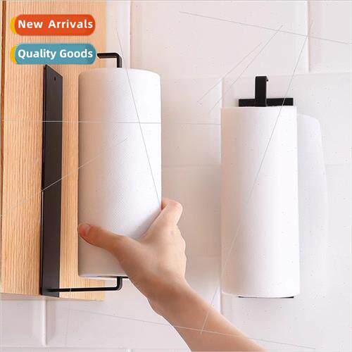No-punch paper roll holder kchen paper towel holder plastic