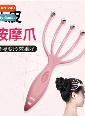 Roller ball five claw head massager scalp massage claw manua
