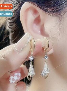 New  Earring Buckles Sparkling Delicate che Small Dress Earr