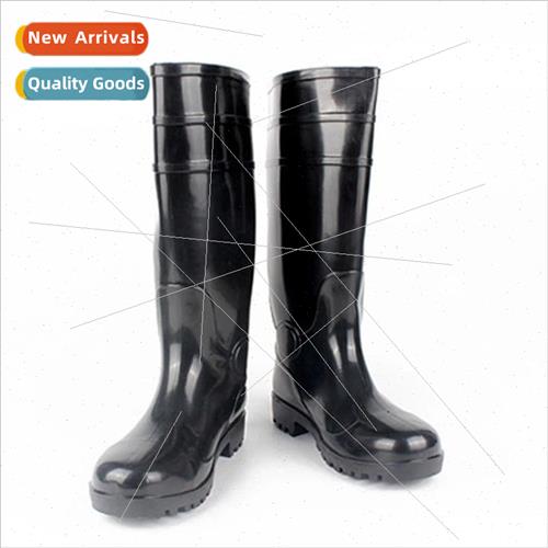 Anti-smash safety rain boots package steel toe high boots s