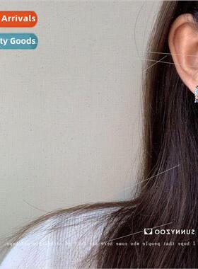 Rainbow Bridge niche exquise colorful zirconia small earring