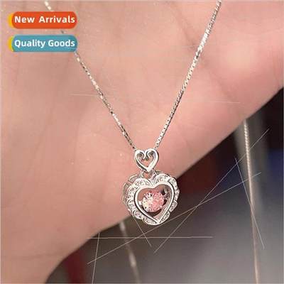 Korea Spirual Pink Diamond Love Heart che Hundred Heartbeat