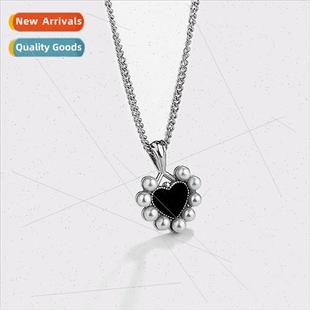925 silver Love Heart Pendant Women Europe ins Fashion Vinta