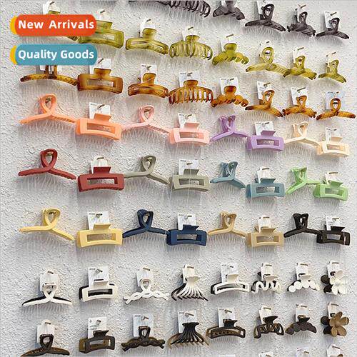 abs skin feel large scrunchies women elegant shark clip back