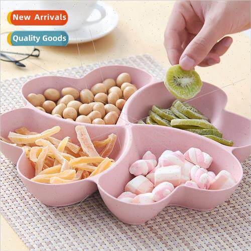 -toxic straw heart-shaped candy dish creative snack plate ho
