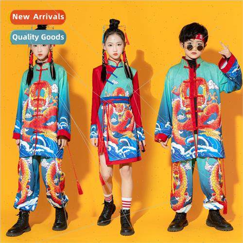 Childrens Chinese  chorus permance costumes boys Chinese  se