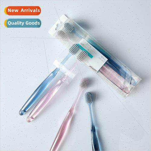 Crystal Clear Couple Toothbrush 2pcs lver Ion Antibacterial