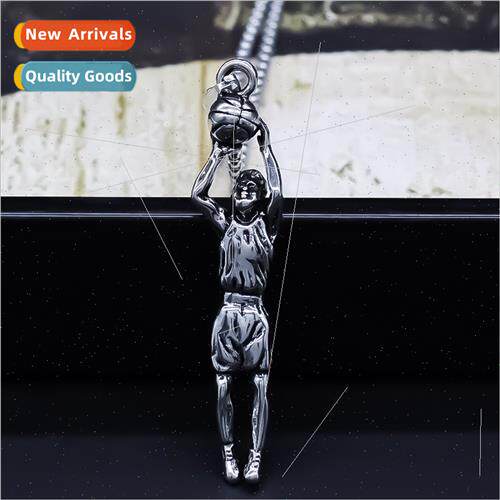 Necklace Basketball Pendant Set Men Sweater Chain Jewelry Al