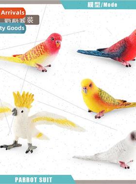 Flying birds birds parrot model parakeet cockatoo decorative