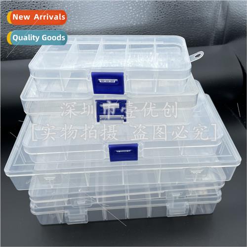 Sample small parts box nail storage plastic wh lid screws el