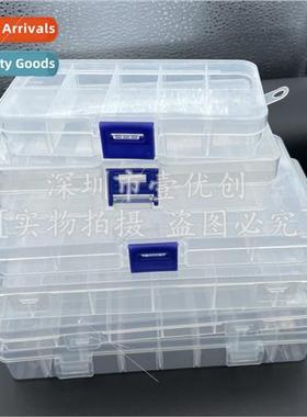 Sample small parts box nail storage plastic wh lid screws el