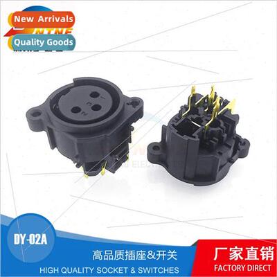 XLR-DY-02A connector XLR-DY-02A connector XLR socket microph