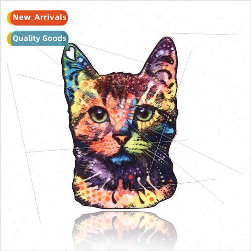 Cute Cat Brooch Animal Acrylic Brooch Jewelry Clothing Corsa
