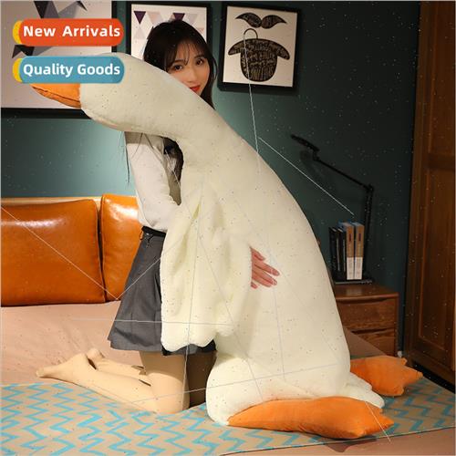New big whe goose soothing toy doll creative sleep plush pil