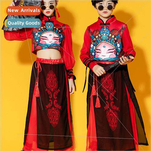 New Years Day national tide wind childrens permance costumes