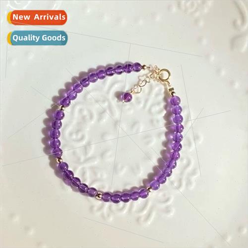 February cky Natural Uruguay Amethyst Bracelet Women Exmely